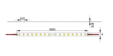 Светодиодная лента SMD3528 (9.6Вт) 