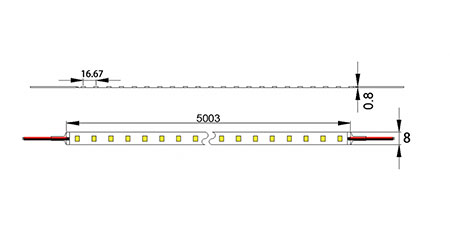 Светодиодная лента SMD3528 (9.6Вт) 